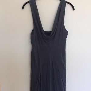 BCBG MaxAzria grey midi dress
